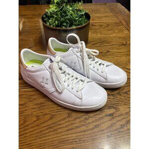 CONVERSE Chuck Taylor Pro Leather Lp Ox Sneakers In White, Lunarlon,